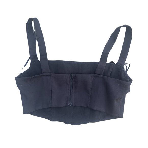 Dynamite Cowl Neck Bustier in Black - Picture 3 of 3